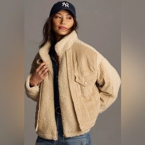 NWT Blank NYC Fuzzy Wuzzy Sherpa trucker jacket